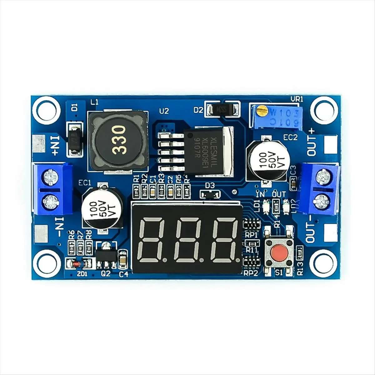 (ABGQ) XL6009 4A DC-DC 부스터 모듈 4.5-32V  5-35V 가변 전원..
