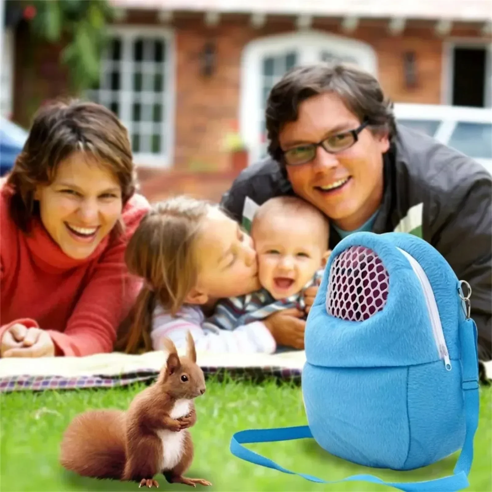 Hamster Chinchilla Guinea Pig Bunny Carrier Cage Bag for Travel Walking pet carrier