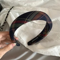 Chic Plaid Headbands - Stylish Padded Hair Accessories (3cm)