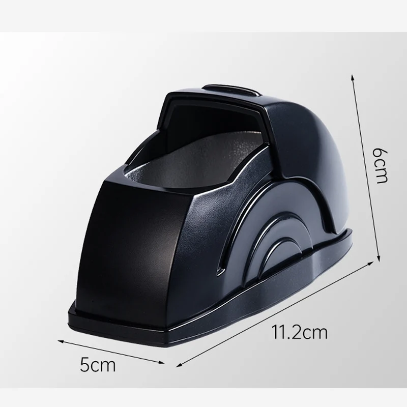 Car Ashtray Door Style Smokeless Ash Tray With Lid Portable Auto Truck Trash Bin Garbage Can Stainless Steel Liner Accessory
