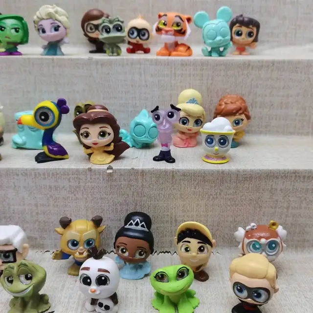 Original Disney Doorables Princess Dolls Series 7 Cartoon Monsters Toy Rare Collection The Incredibles UP Gift Kids 3