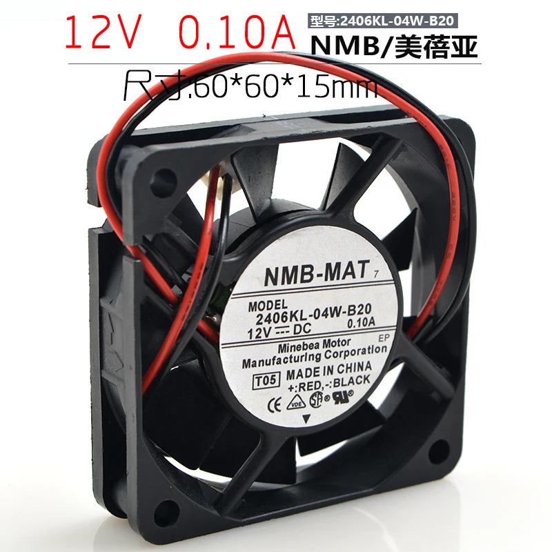 

6 cm 2406 kl-B20 6015-04 w 12 v 0,10 A тихие вентиляторы охлаждения процессора