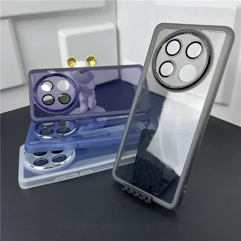 Luxury Lens Film Cover Case, 360° Clear Protective Soft Phone Cover, Fashion Coque