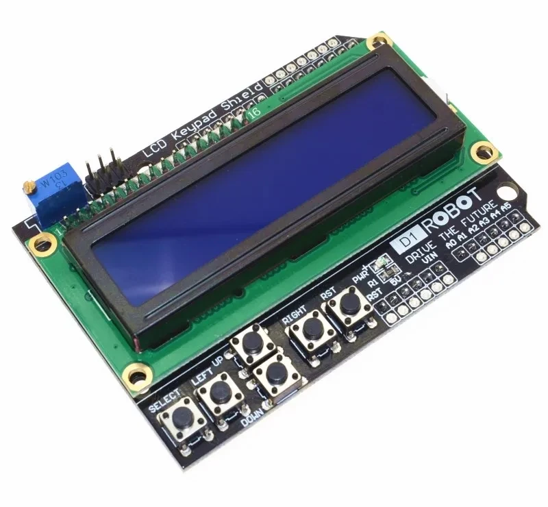 

10 шт. ЖК-экран с клавиатурой LCD1602 ЖК-дисплей 1602 Модуль дисплей для Arduino ATMEGA328 ATMEGA2560 raspberry pi UNO синий экран