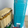 USA Famous Architecture Micro Mini Building Blocks  Adult Puzzle Toy Kit Assemble Decoration Brick Gift New York Skyline Capitol 4