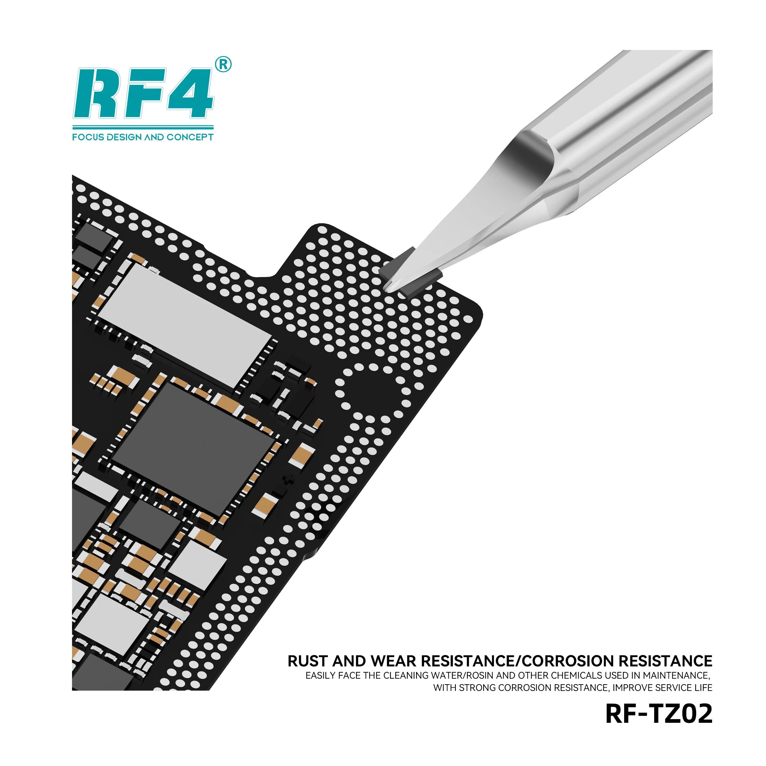 RF4 Stainless Steel Precision Fixture, Electronic Repair Tool, Repair, Welding, Process RF-TZ02