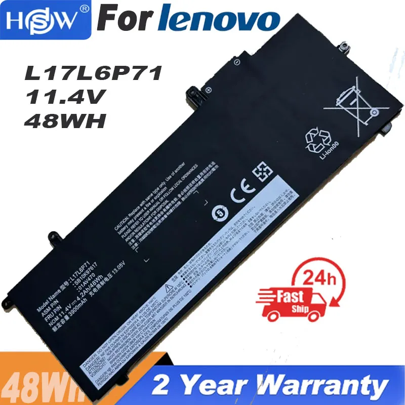 

L17L6P71 Battery for Lenovo ThinkPad X280 L17M6P71 L17C6P71 01AV470 01AV471 01AV472