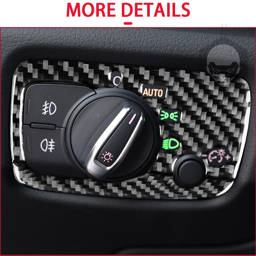 Auto Styling Center Console Dashboard Trim Auto Tür Dekoration Abdeckung  Trim Carbon Faser Aufkleber Für Audi A3 8V S3 auto Zubehör