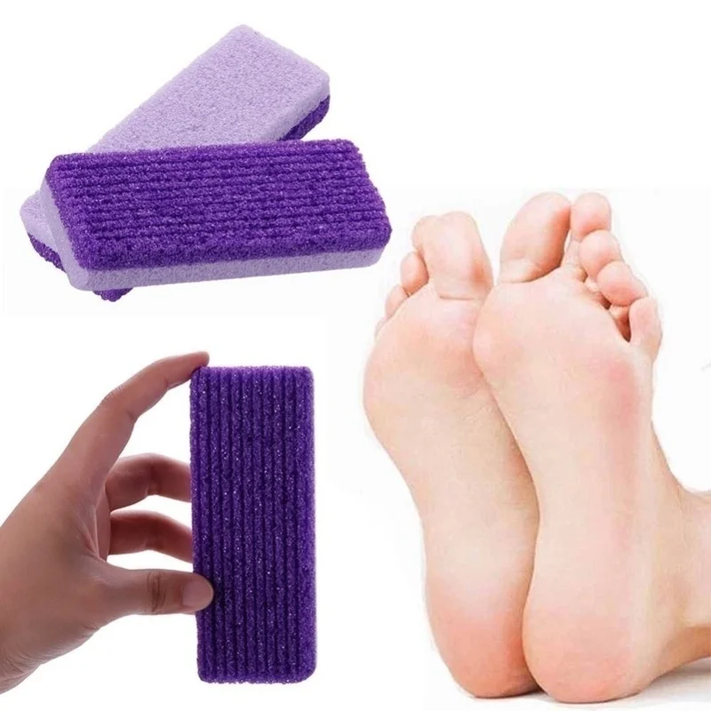 3pcs/pack Remover Scrubber Hard Skin Foot Pumice Stone Block Callus Remover  Cleaner Grinding Stone Exfoliator Pedicure Tool