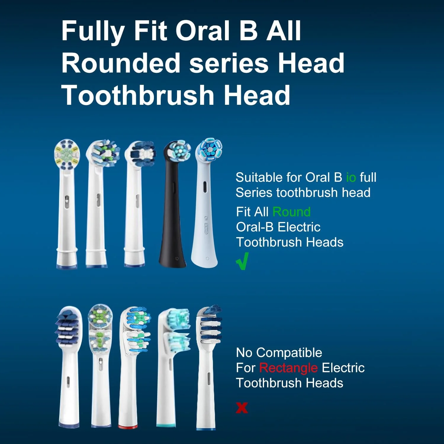Pack of 6 Dustproof Toothbrush Head Covers