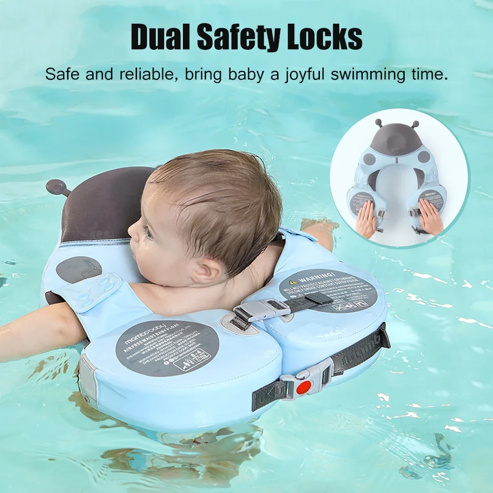 Swimming Float swimming pool float swimming float seat Mambobaby Non-inflatable Swimming Float Soft Waterproof Skin-friendly Swim Trainer Float Baby Swim for 8-48 Months Baby