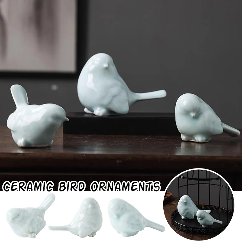 

Ceramic Bird Ornaments Home Accessories Living Room Decor Holiday Gifts 1X Living Room Study Decoration Accessories