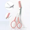 3pcs/set Eyebrow Trimming Knife Eyebrow Face Razor For Women Professional Eyebrow Scissors With Comb Brow Trimmer Scraper Access 3