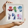 8/16/32Sheets Disney Movie Inside Out Make A Face Puzzle Stickers Kids Make Your Own DIY Game Children Jigsaw Education Toys 2