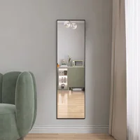 Anajqaqia Напольное зеркало из закаленного стекла 140x40см Черное — изображение 2