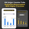 Radioactivity Tester, Electromotive Force Meter, GC-01 Geiger Counter Nuclear Radiation Dosimeter, Portable Marble Detector 4