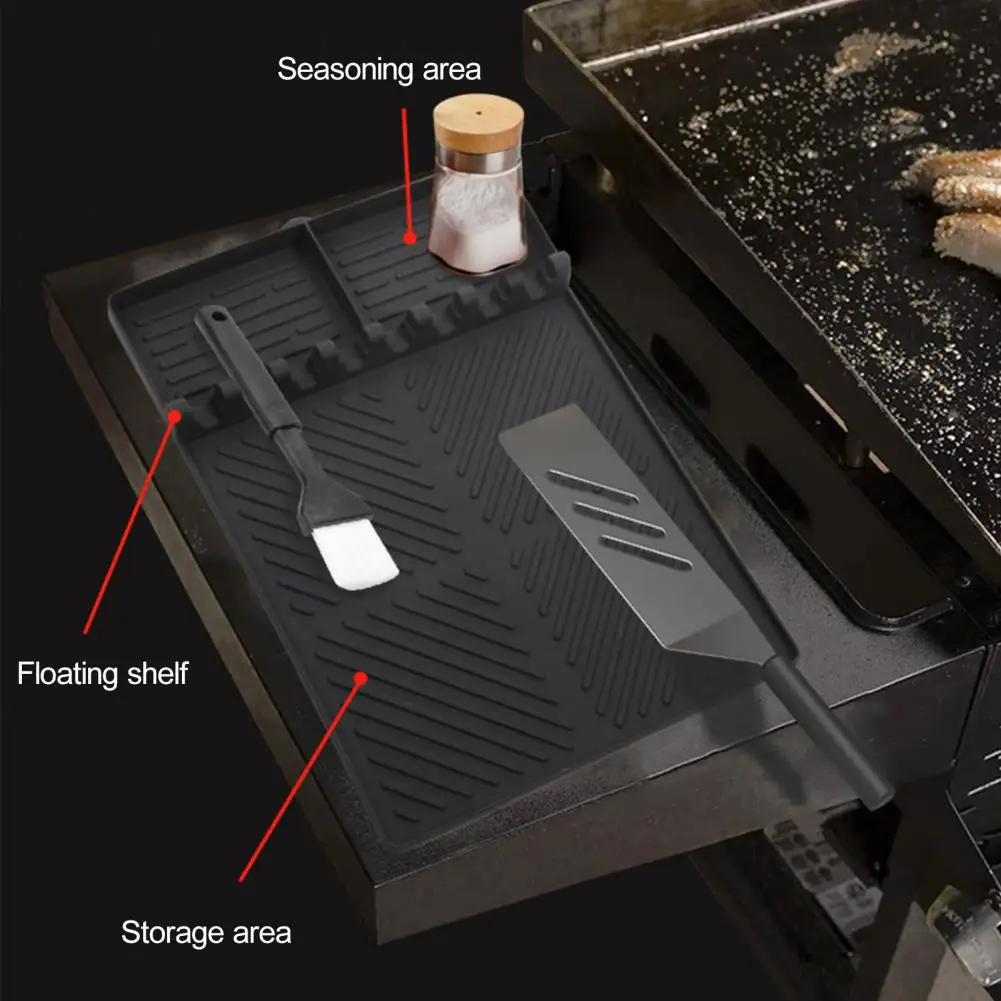 

Bbq Grill Mat Heat-resistant Silicone Griddle Tools Mat for Countertop Protection Kitchen Cook Accessories Food-grade Silicone