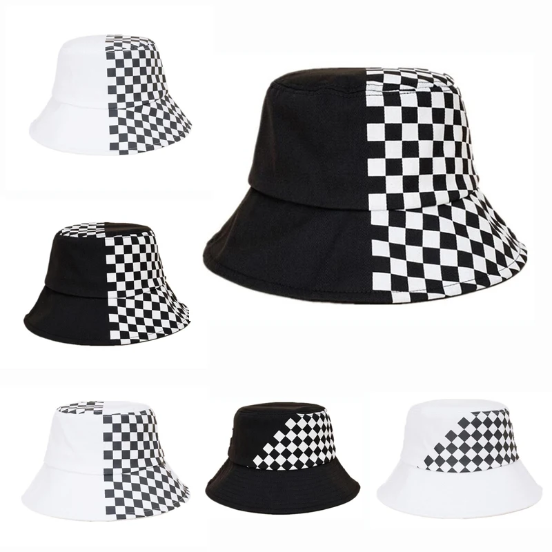 Панама в шотландскую клетку для мужчин и женщин брендовая шапка из 100% хлопка