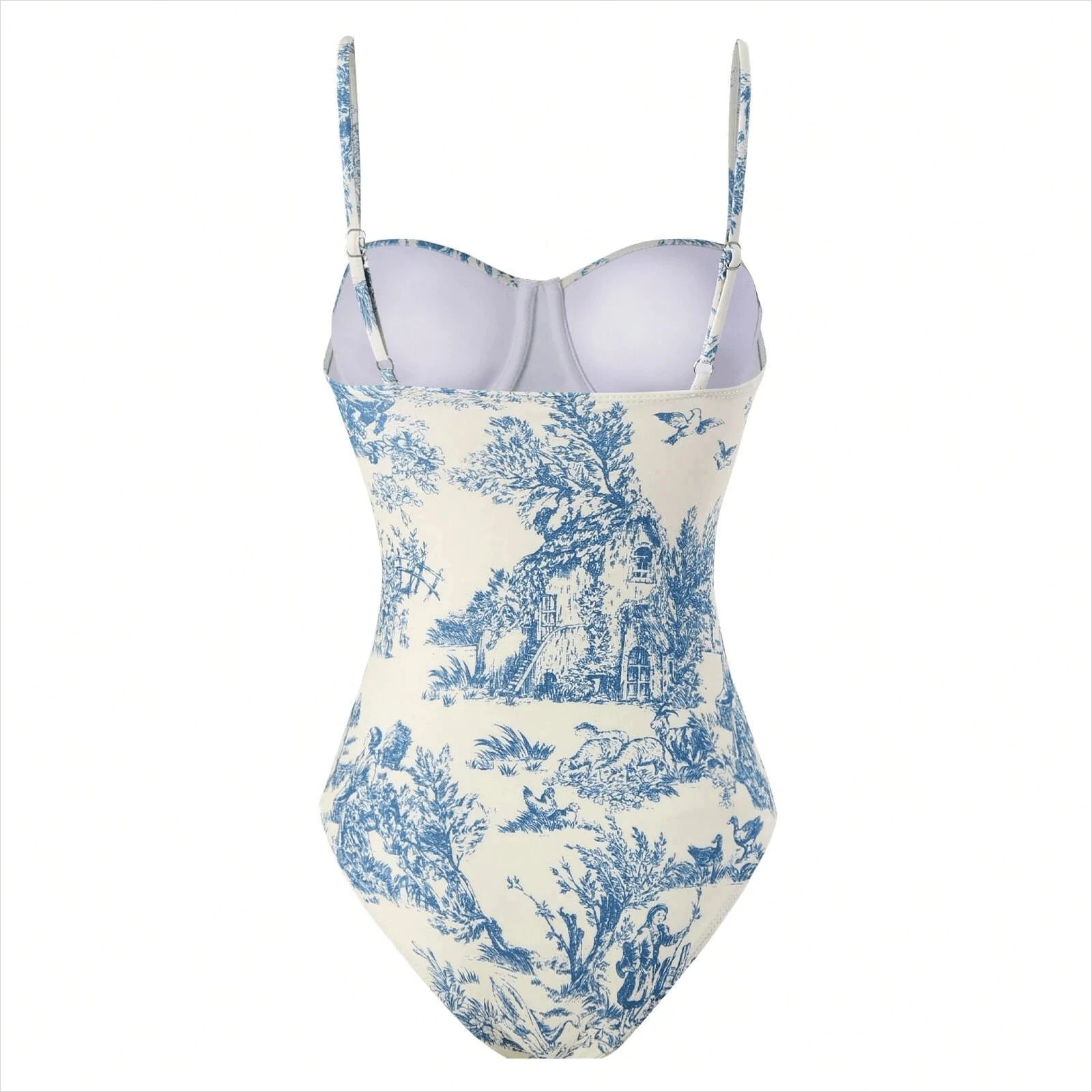 Women's Push-Up One Piece with Beach Dress