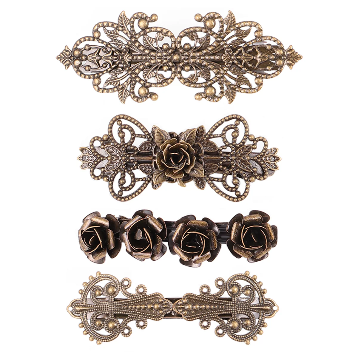 

Hair Accessories for Women Vintage Hairpin Spring Clip Rhinestone Bobby Pins Headdress