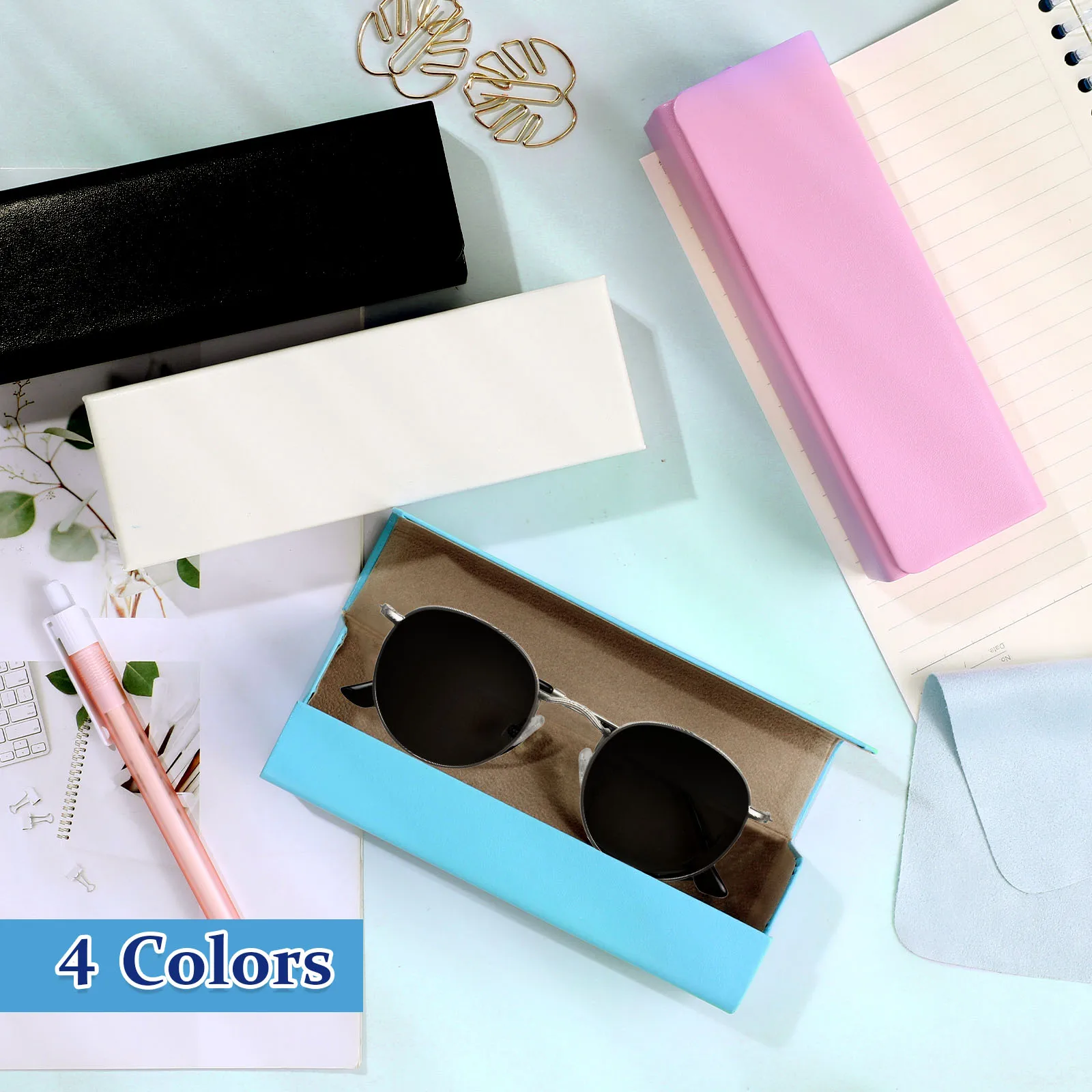 PU Leather Anti Pressure Glasses Case High Quality Hard Frame Glasses Box Myopia Presbyopia Sunglasses Unisex Eyeglasses Box