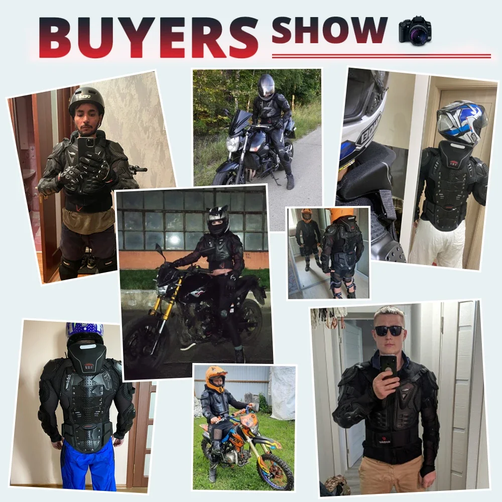 Motorcycle Jackets Men's Full Body Armor Protection Jackets Motocross Enduro Racing Moto Protective Equipment Clothes motorcycle jackets