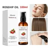 (100ml/3.4 fl oz) Rosehip Seed Oil Hair Relaxer, Natural Ingredients Long-lasting Moisturizing, Deep nourishment Face, Hair&Skin 1