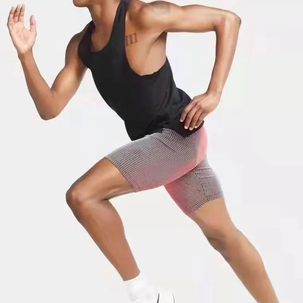 Running Sportswear Men's Sports Lycra Running Man Tights Trousers Leggings Pants Gym Fitness Shorts Male Marathon Customization sports shorts sports leggings