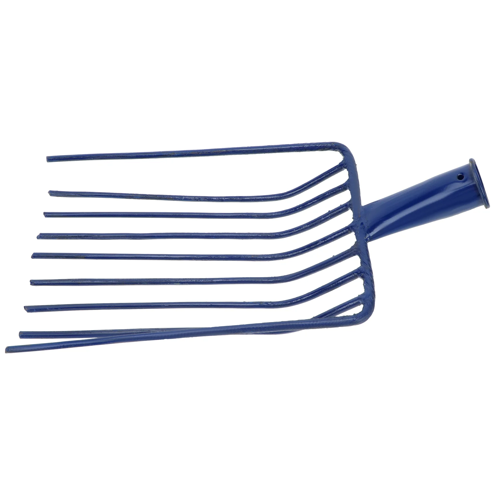 Without Handle Nine-toothed Fork Fall Leaf Rake Steel Bow Rakes Lawns Grass
