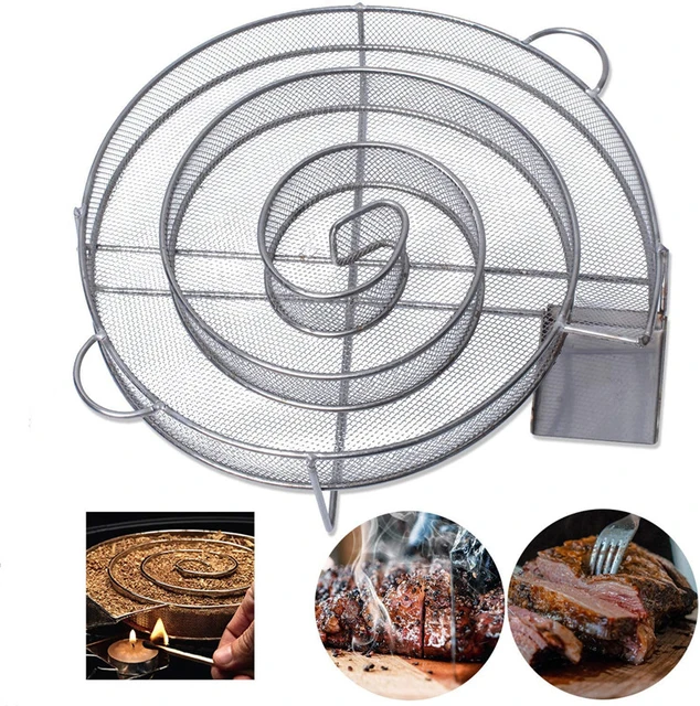 23€43 sur Générateur de fumée froide en acier inoxydable Boîte de fumage à  froid Boîte Grill Mesh Fumeur Copeaux de bois Outil de gravu-8 - Matériels  de camping et randonnée - Achat