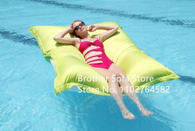 Just Cover!!! Pool Floating Beanbags Waterproof XXL Giant Bean Bag Sitzack Large Bean Bag Sofas Outdoor Cushion Cover Beanbag