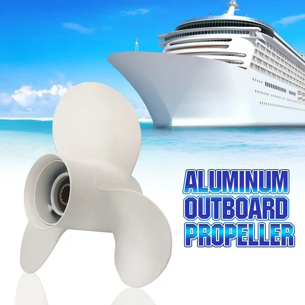 Aluminum Outboard Propeller бортовой винт11 1/8x13 for Yamaha 25-60HP 69W-45945-00-EL Marine Propeller Boat Parts Accessories
