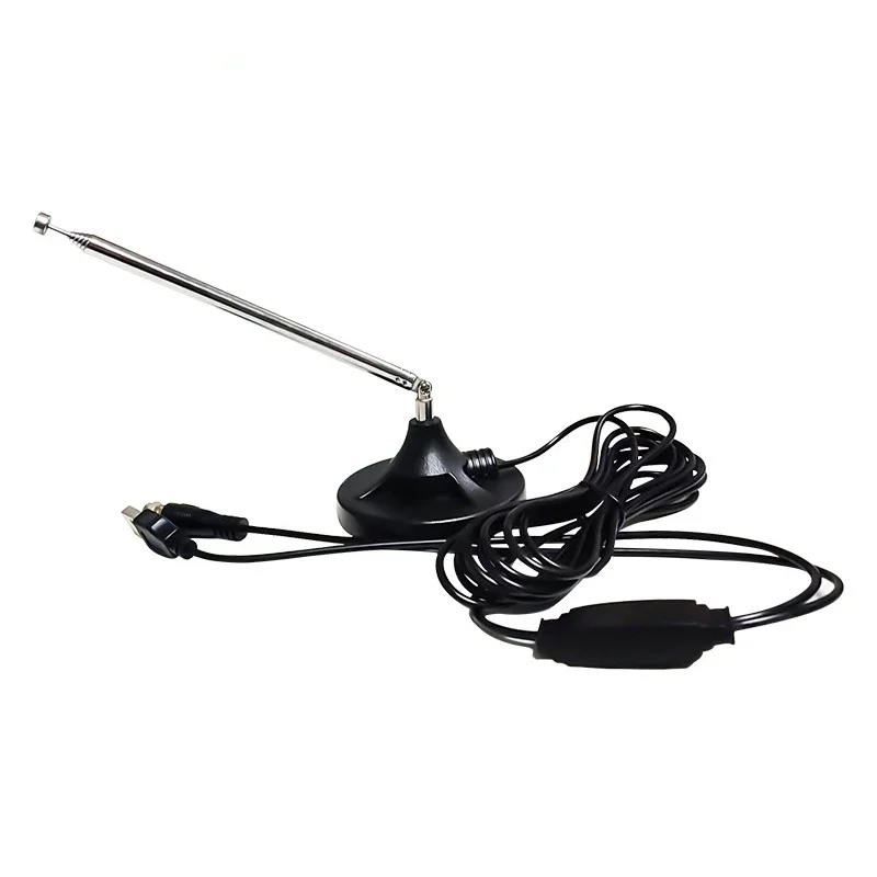 Wireless Radio FM/AM Antenna With 15dBi Signal Amplifier 88-860MHz Long Range Booster Magnetic Base for Home Car Enhanced DAB+