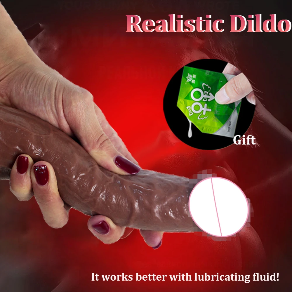 Wireless Remote Control Realistic Dildo Vibrator