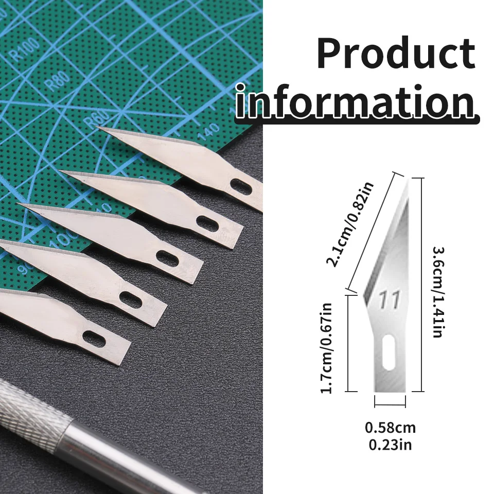 Knifes Wood Carving Fruit Cutting Knife Metal Leather Engraving Blades Food Scalpel DIY Craft Sculpture Metal Cutting Tool