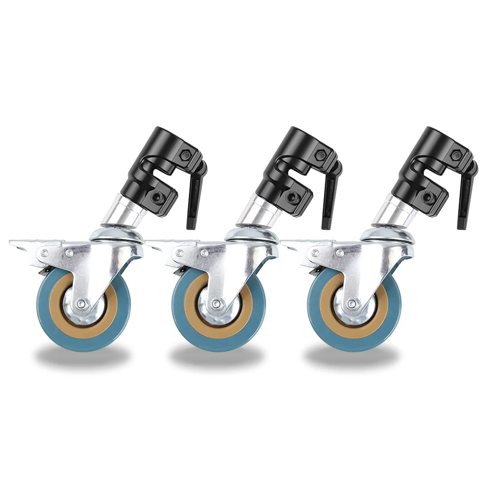 Rodízio Giratório Conjunto de Rodas C-stand Acessórios Especiais da Roda para Fotografia Heavy Duty Diâmetro 25 mm Pcs Aço Inoxidável
