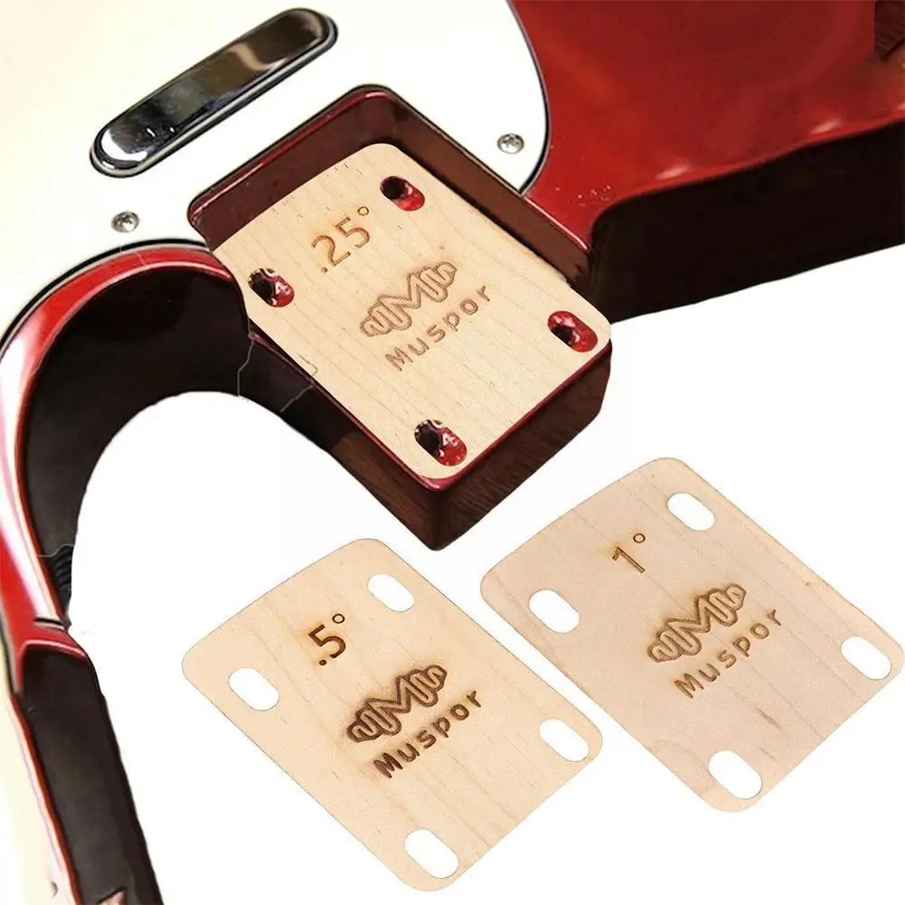 

Guitar Neck Shim 0.25 0.5 1 Degre Taper Wood Guitar Shim Neck Gasket Parts Guitar Adjustment Bottom Accessories Neck Guitar N7I7