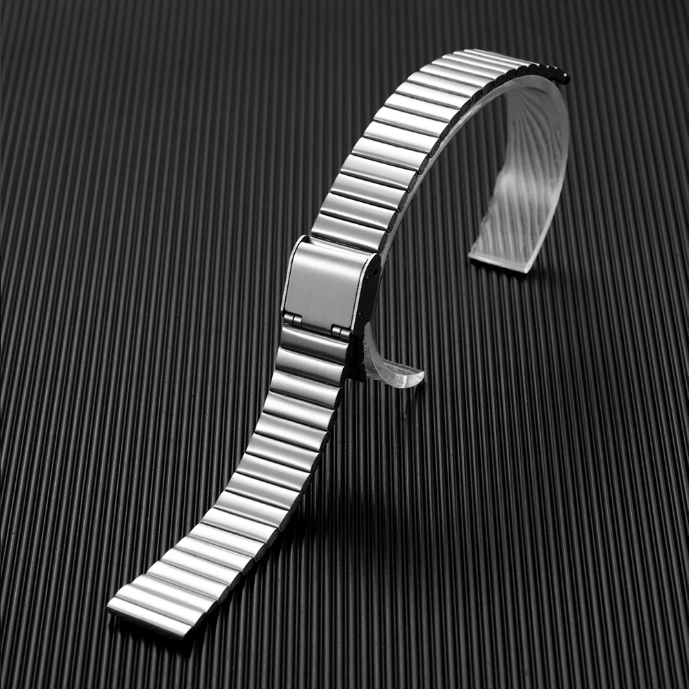 Sleek Multi-Size Metal Watch Band - Ultra-Thin Design
