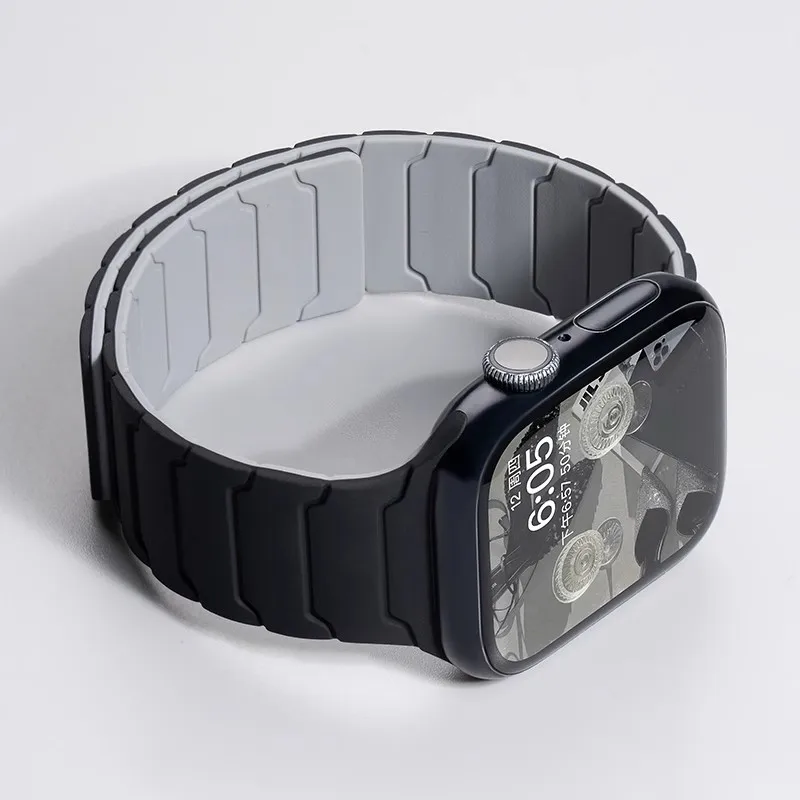 Magnetic Silicone Apple Watch Band Replacement Strap