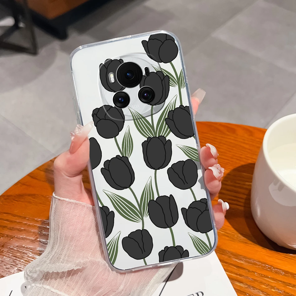 Creative Soft TPU Clear Silicone Anti-Drop Back Cover