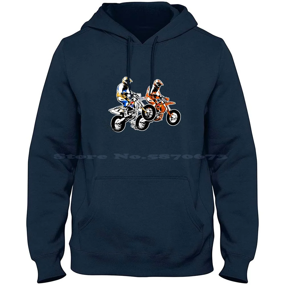 

Supermoto Racing 100% Cotton Hoodie Supermoto Motocross Moto Cross Supercross Enduro Motorcyclist Motorcycle Racing Race