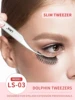 Grafting Eyelash Tweezers Beauty Eyelash ProfessionalWith High Precision Clip Kind Of Universal Eyelash Clip Dolphin Clip Flowe 3