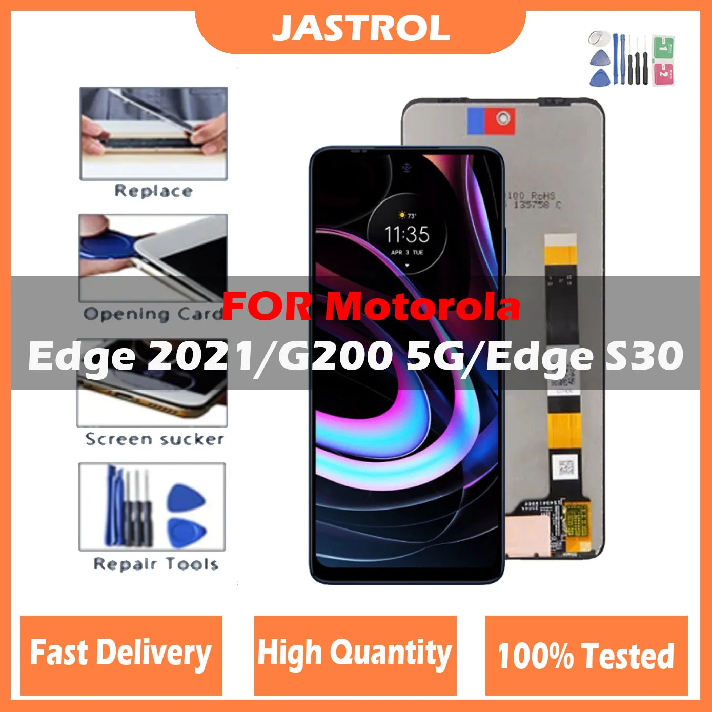 Lcd Originale Per Motorola Moto Edge 2021 Lcd Edge S30 Display Touch Screen Digitizer Display Sostitutivo Per Moto G200 5G Lcd