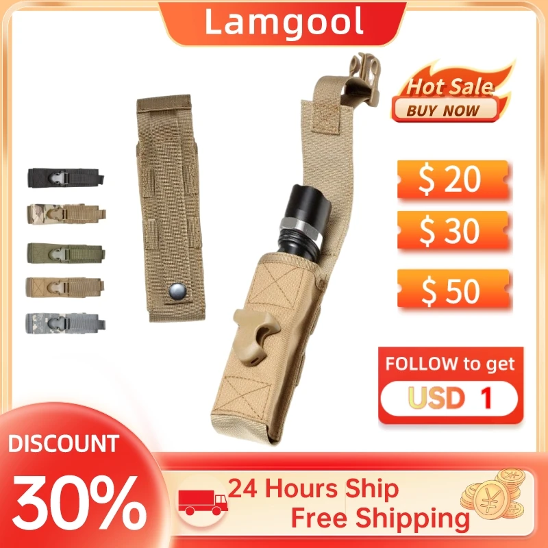 Flashlight Holster Pouch Molle Multi Tool Flashlight Holster