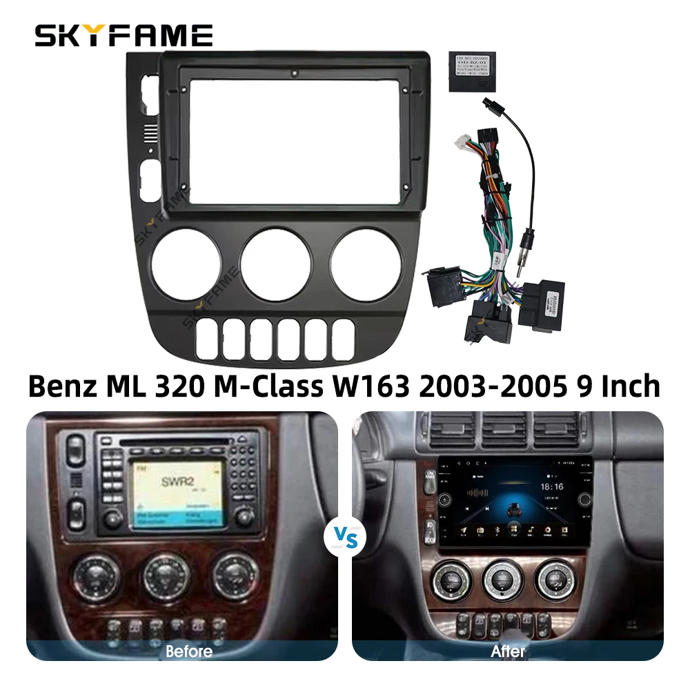 SKYFAME ڵ  ٸ  Canbus ڽ ڴ  ML ML320 M Ŭ W163  ȵ̵    г ŰƮ