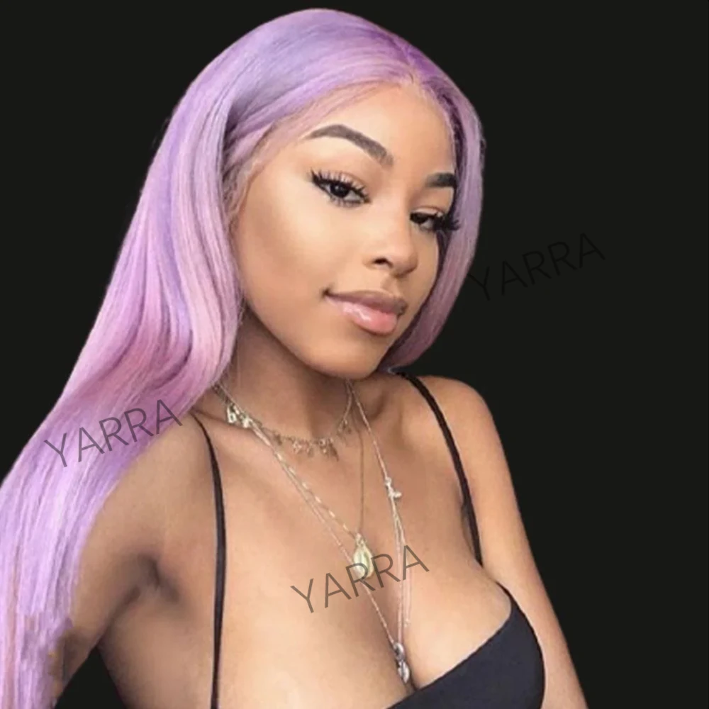 

613 HD Lace Frontal Wig Human Hair Bone Straight Lace Wig Human Hair For Women Lavender Colored 13x4 Lace Front Wig Human Hair