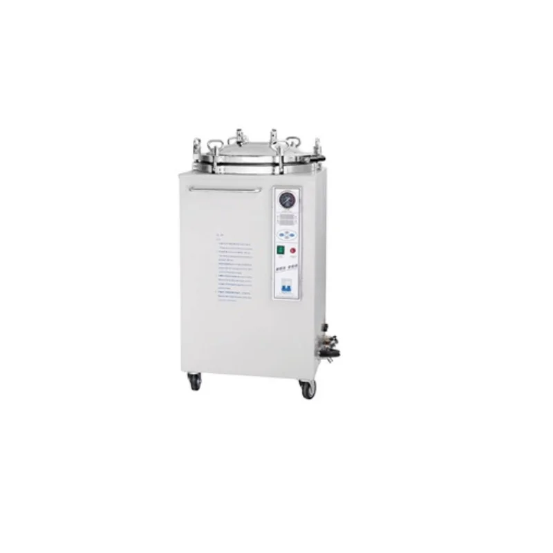 

Food Industry Benchtop Autoclave with Water Shortage Protection Double Scale Type Two Reading Pressure Gauge