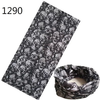 Fashion Skull Magic Tube Seamless Biker Sports Bandanas Headband Variety Turban Hood Veil Head Scarf Multi Function Face Mask mens designer scarf