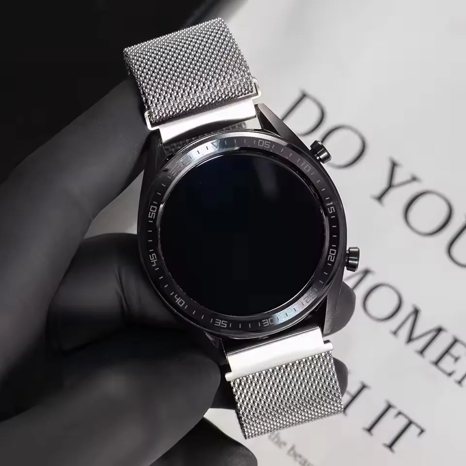 Stainless Steel 22mm Milanese Loop Watch Strap in Silver