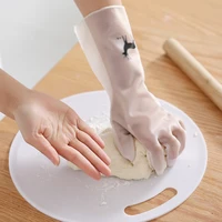 Waterproof Dishwashing Gloves for Women Thickened PVC Kitchen Cleaning Durable Latex Household Chores Gloves - Image 4